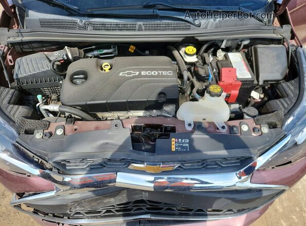 KL8CF6SA5KC743638 2019 CHEVROLET SPARK Purple Вид задньої частини салону