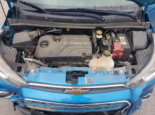 KL8CH6SA6LC455915 2020 CHEVROLET SPARK Blue Widok wnętrza z tyłu