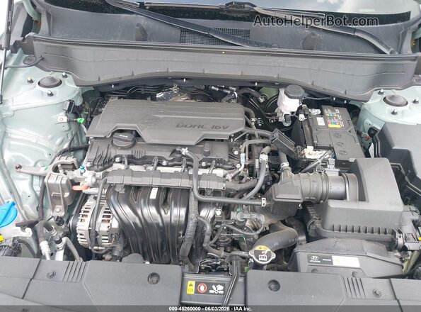 KM8HA3AB0RU072481 2024 HYUNDAI KONA Бирюзовый Вид сзади