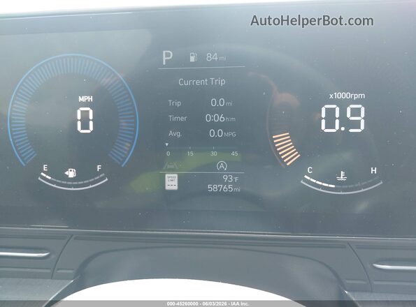 KM8HA3AB0RU072481 2024 HYUNDAI KONA Бирюзовый Вид задних сидений
