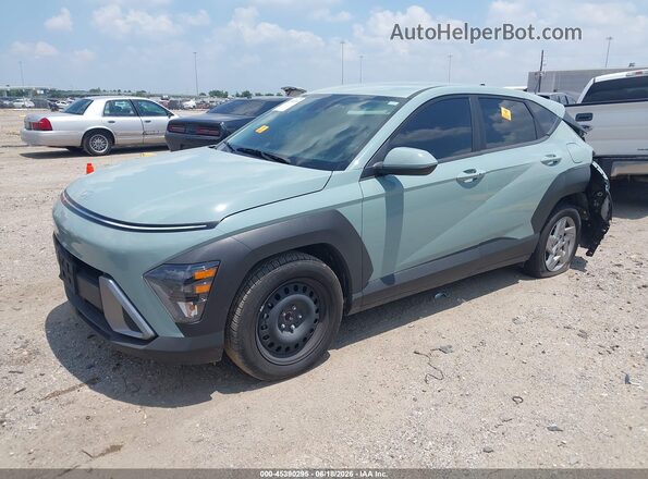 KM8HA3AB3SU228969 2025 HYUNDAI KONA Бирюзовый Передняя левая четверть