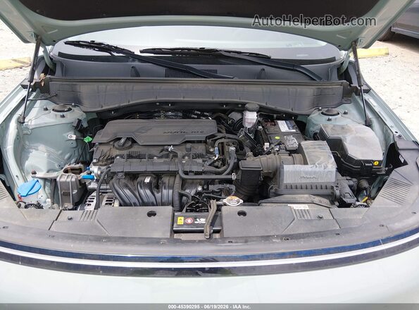 KM8HA3AB3SU228969 2025 HYUNDAI KONA Бирюзовый Вид сзади