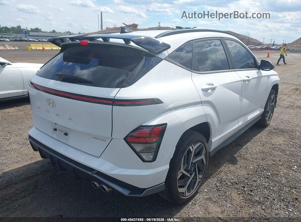 KM8HACA32RU072619 2024 HYUNDAI KONA Белый Задняя правая четверть
