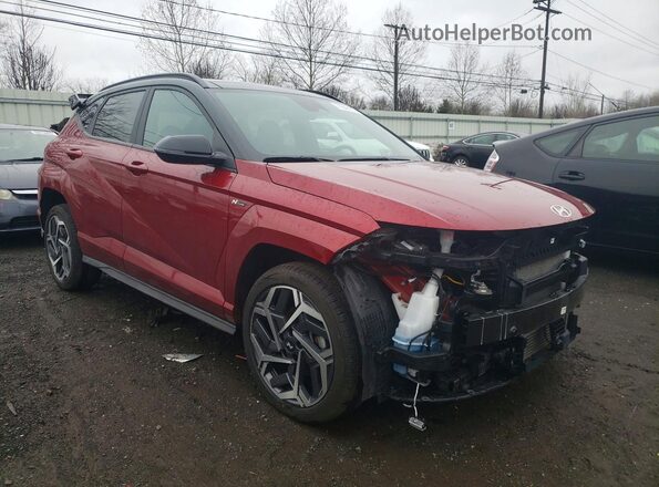 KM8HACA34RU072864 2024 HYUNDAI KONA Red Przód prawy