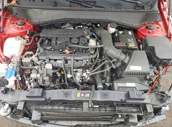 KM8HACA34RU072864 2024 HYUNDAI KONA Red Widok wnętrza z tyłu
