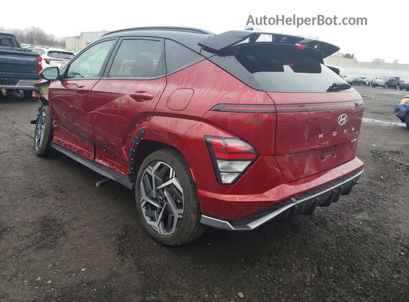 KM8HACA34RU072864 2024 HYUNDAI KONA Red Tył lewy