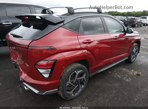 KM8HACA35RU094467 2024 HYUNDAI KONA Red Rear right