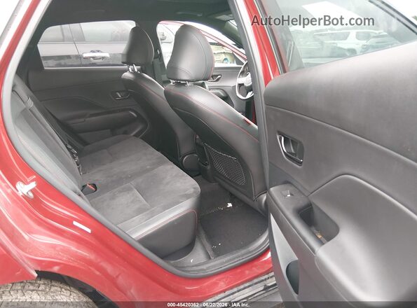 KM8HACA35RU094467 2024 HYUNDAI KONA Red VIN sticker view