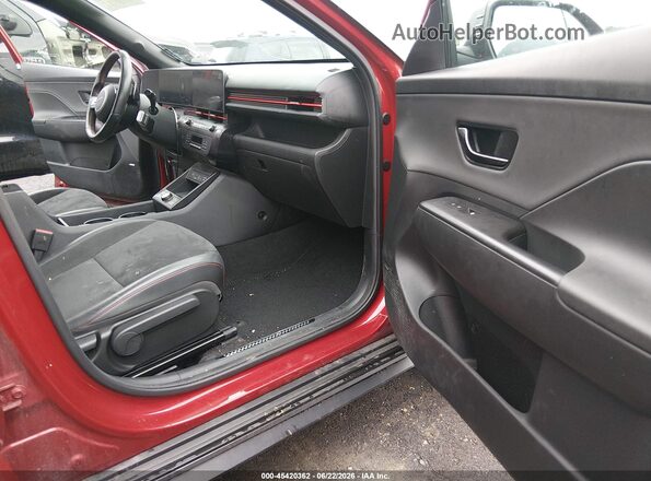 KM8HACA35RU094467 2024 HYUNDAI KONA Red Front interior view