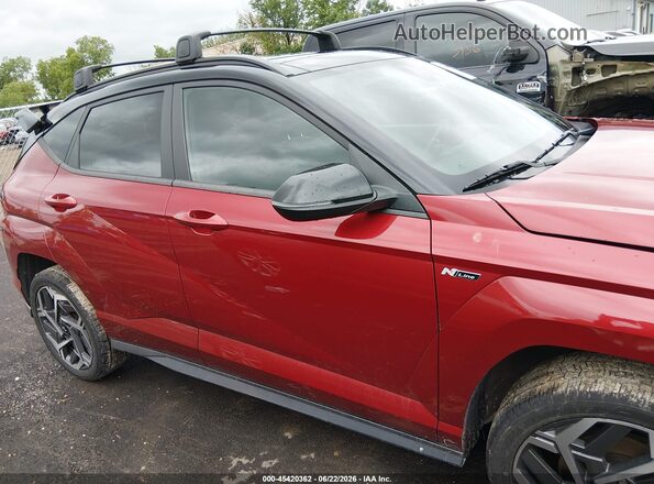 KM8HACA35RU094467 2024 HYUNDAI KONA Red Rear interior view
