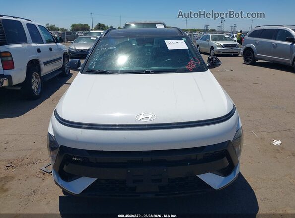 KM8HACA36RU079671 2024 HYUNDAI KONA White Սարքավորումների վահանակի տեսք
