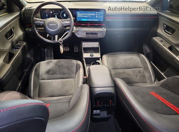 KM8HACA36RU099130 2024 HYUNDAI KONA Gray Առջևի վահանակի տեսք