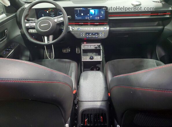 KM8HACA39RU101792 2024 HYUNDAI KONA Gray Widok deski rozdzielczej