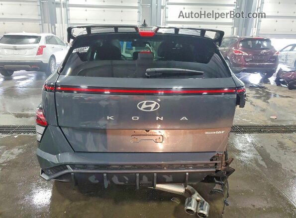 KM8HACA39RU101792 2024 HYUNDAI KONA Gray Widok z tyłu