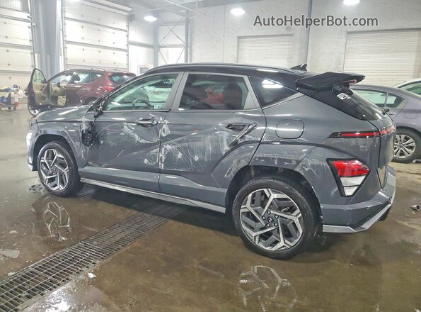 KM8HACA39RU101792 2024 HYUNDAI KONA Gray Tył lewy