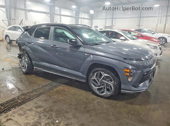 KM8HACA39RU101792 2024 HYUNDAI KONA Gray Przód prawy