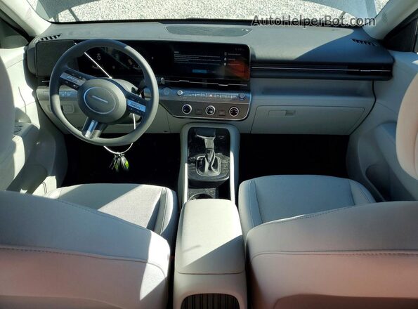 KM8HACAB0RU144960 2024 HYUNDAI KONA Blue Вид панелі приладів