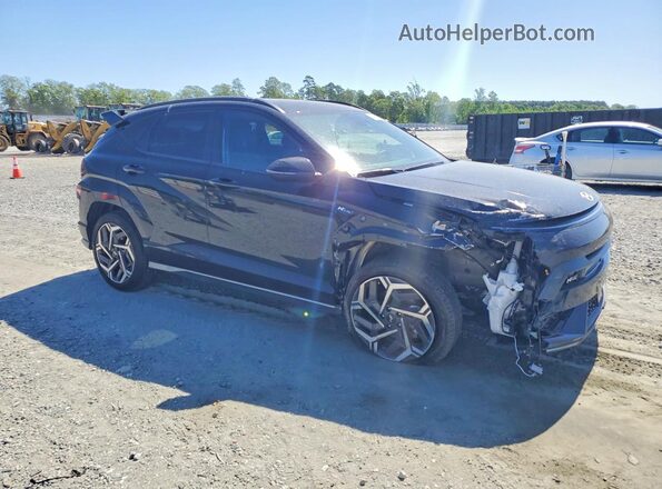 KM8HB3A39SU187933 2025 HYUNDAI KONA Black Передня права чверть