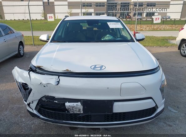 KM8HB3A7XSU033136 2025 HYUNDAI KONA ELECTRIC White Instrument cluster view