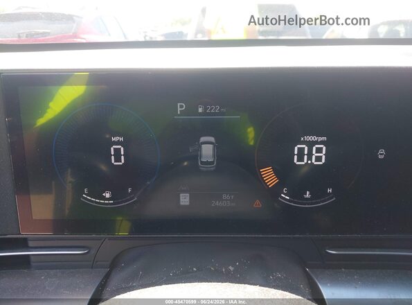 KM8HB3AB1RU083258 2024 HYUNDAI KONA Gray Vista de los asientos traseros