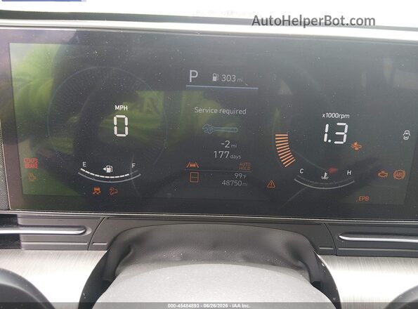 KM8HB3AB2RU058790 2024 HYUNDAI KONA Light Blue Vista de los asientos traseros