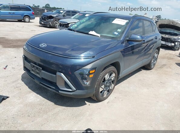KM8HB3AB4RU072707 2024 HYUNDAI KONA Синий Передняя левая четверть