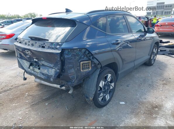 KM8HB3AB4RU072707 2024 HYUNDAI KONA Синий Задняя правая четверть