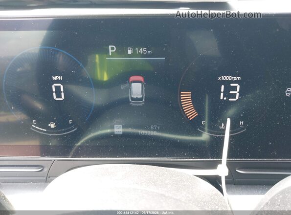 KM8HB3AB4RU072707 2024 HYUNDAI KONA Синий Вид задних сидений