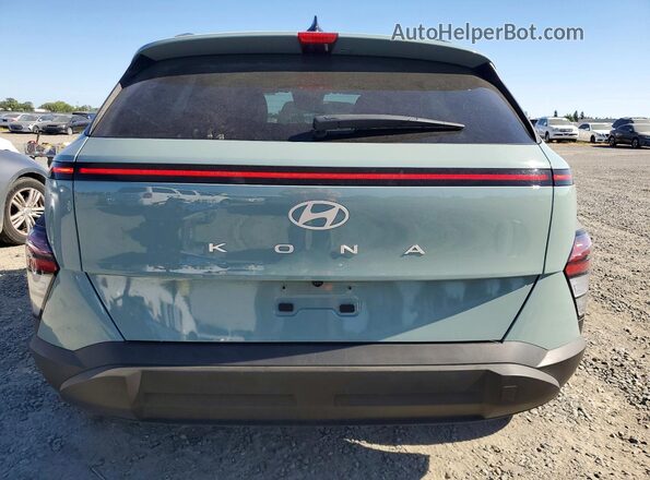 KM8HB3AB4SU214446 2025 HYUNDAI KONA Бирюзовый Вид сзади