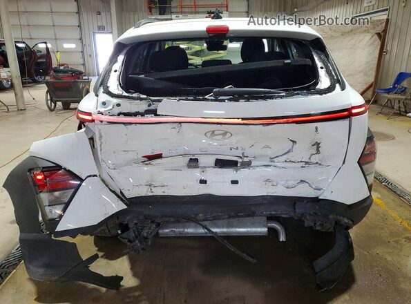 KM8HB3AB4SU238343 2025 HYUNDAI KONA White Հետևի տեսք