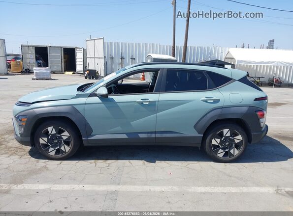 KM8HB3AB5RU115483 2024 HYUNDAI KONA Зеленый Вид задней части салона