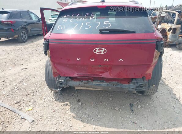 KM8HB3AB7SU206731 2025 HYUNDAI KONA Red Vista frontal