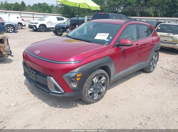 KM8HB3AB7SU206731 2025 HYUNDAI KONA Red Vista tres cuartos delantera izquierda