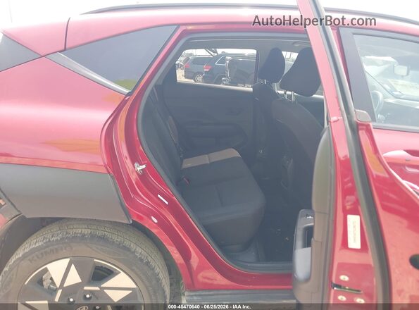 KM8HB3AB7SU206731 2025 HYUNDAI KONA Red Vista de la etiqueta del VIN