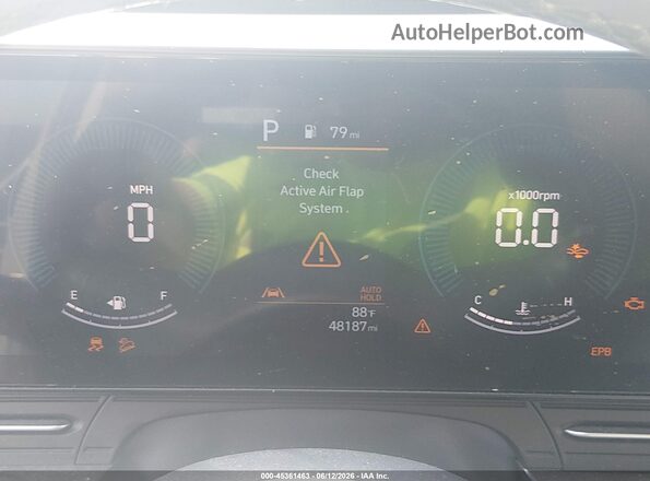 KM8HB3AB8SU205765 2025 HYUNDAI KONA Gray Widok tylnych siedzeń