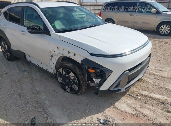 KM8HB3AB8SU341085 2025 HYUNDAI KONA White Դիմացի տեսք