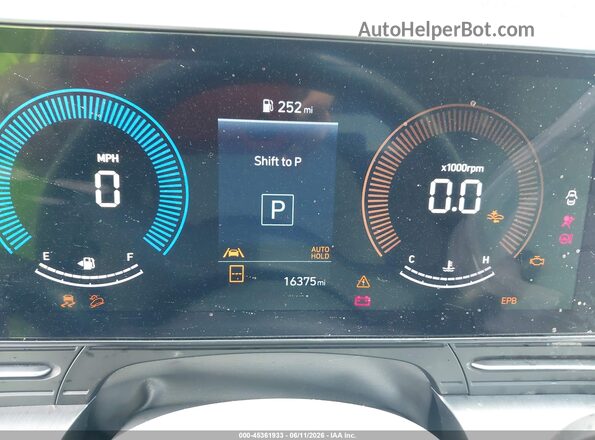 KM8HB3AB9SU310296 2025 HYUNDAI KONA Черный Вид задних сидений