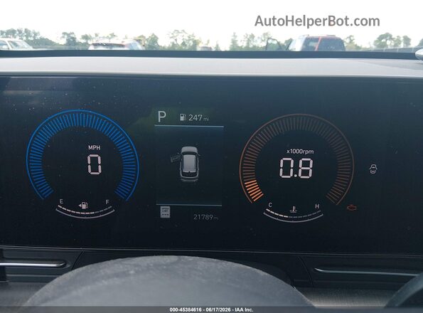 KM8HB3ABXSU323803 2025 HYUNDAI KONA Серый Вид задних сидений