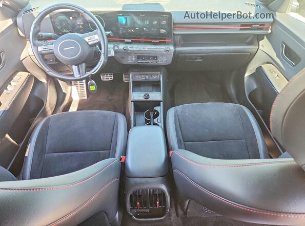 KM8HBCA33SU205293 2025 HYUNDAI KONA Серый Вид панели приборов