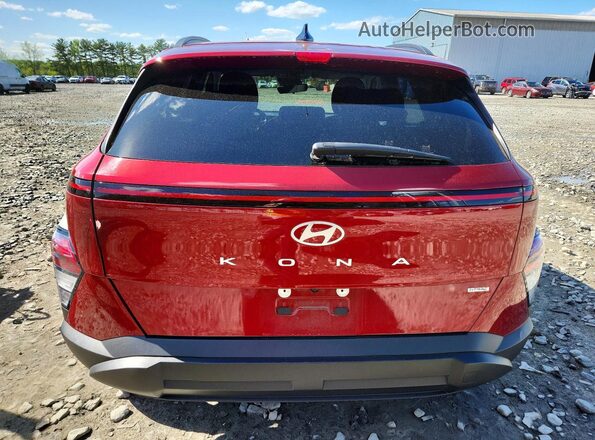 KM8HBCAB0RU072218 2024 HYUNDAI KONA Red Rear view