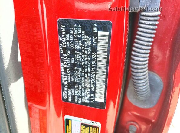 KM8HBCAB1RU180928 2024 HYUNDAI KONA Red 