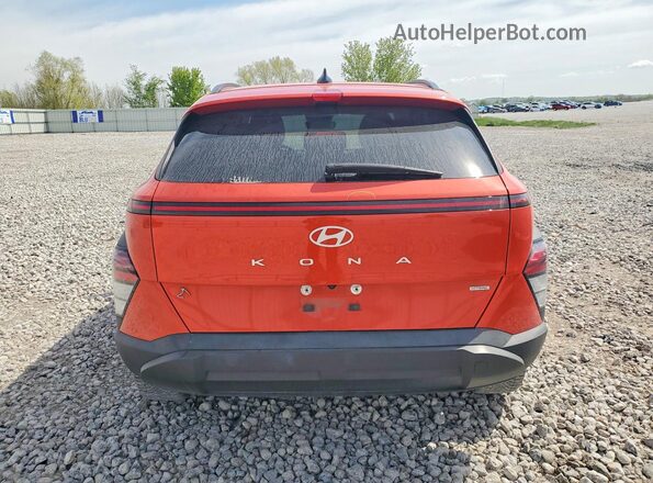 KM8HBCAB5RU096417 2024 HYUNDAI KONA Orange Вид ззаду