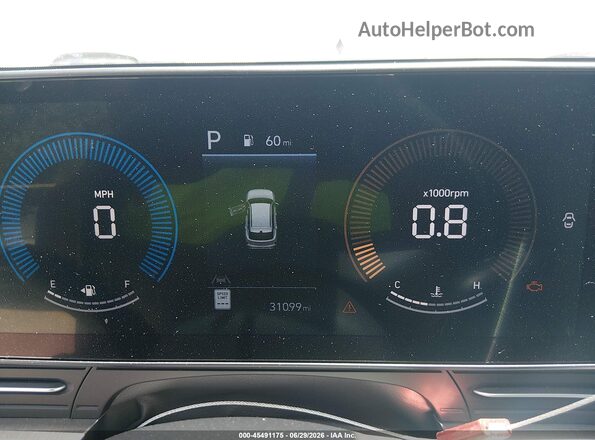 KM8HBCAB6SU338475 2025 HYUNDAI KONA Серый Вид задних сидений