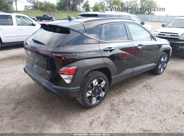 KM8HBCAB7RU090926 2024 HYUNDAI KONA Черный Задняя правая четверть