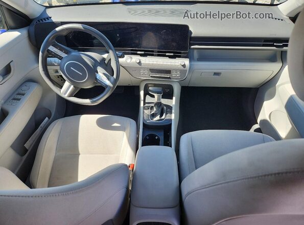 KM8HBCAB7RU159355 2024 HYUNDAI KONA Black Widok deski rozdzielczej