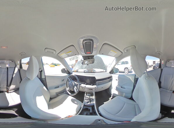 KM8HBCAB7RU159355 2024 HYUNDAI KONA Black Widok wnętrza 360 stopni