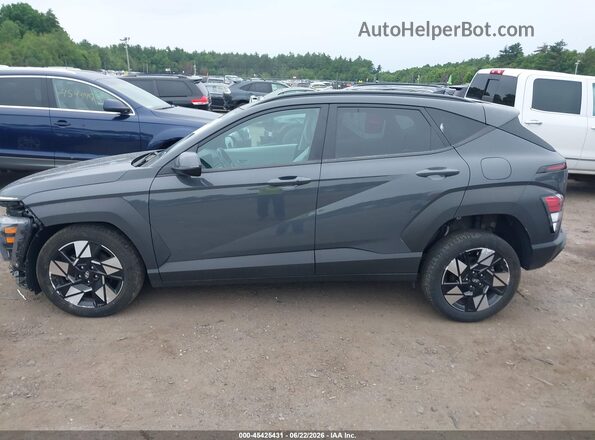KM8HBCABXRU173296 2024 HYUNDAI KONA Gray Vista interior de 360 grados