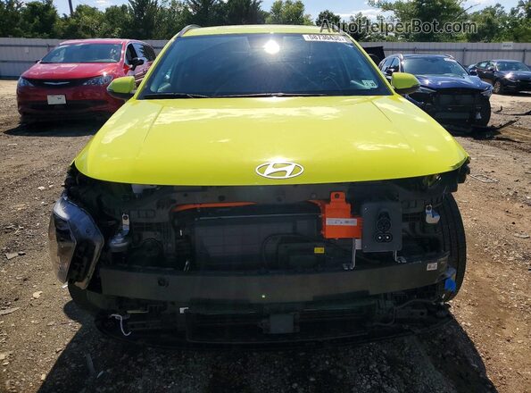 KM8HC3A63RU005824 2024 HYUNDAI KONA Yellow Front view