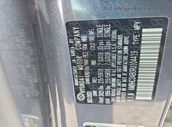 KM8HC3AB0RU104419 2024 HYUNDAI KONA Gray 