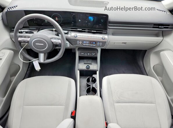 KM8HC3AB0RU149750 2024 HYUNDAI KONA Blue Dashboard view